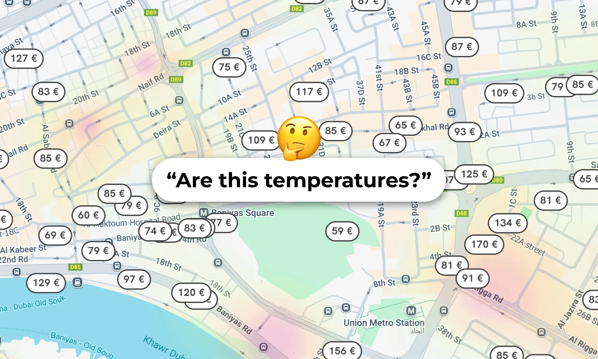 Map satellite visualization